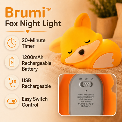 Brumi™ Cozy Fox Night Light