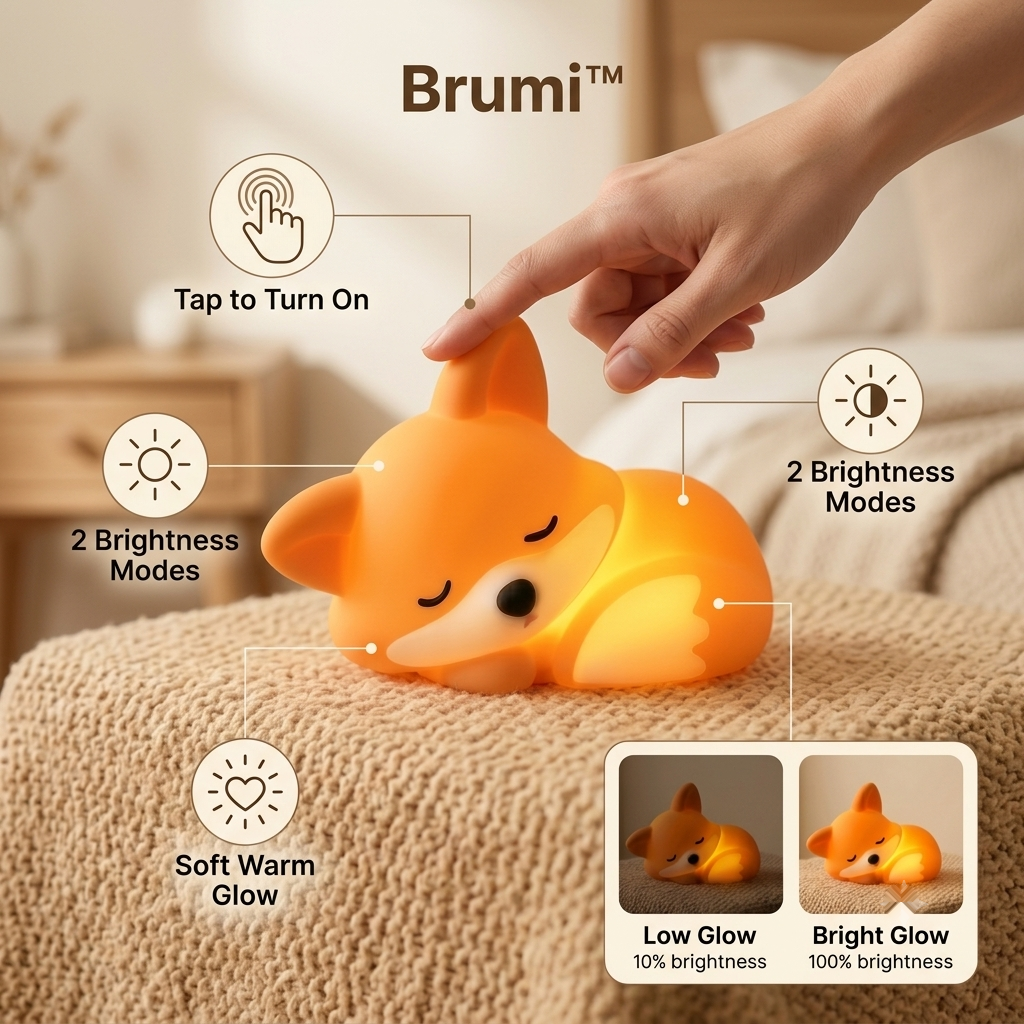Brumi™ Cozy Fox Night Light